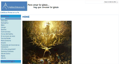 Desktop Screenshot of catolicosfirmesensufe.org